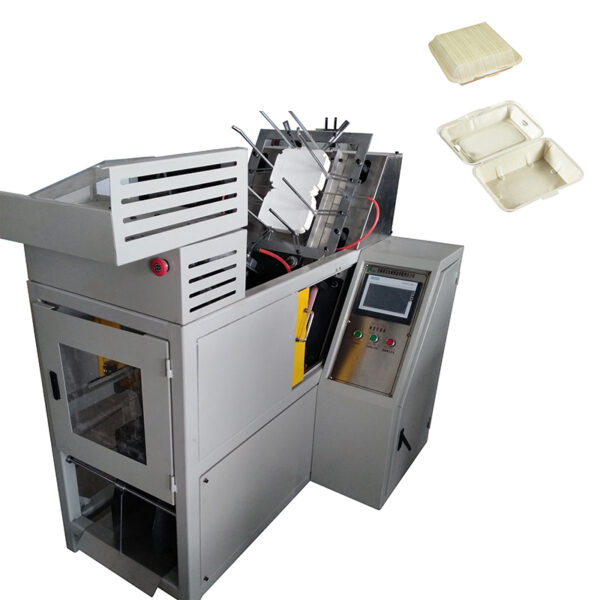 Disposable paper lunch box making machine
