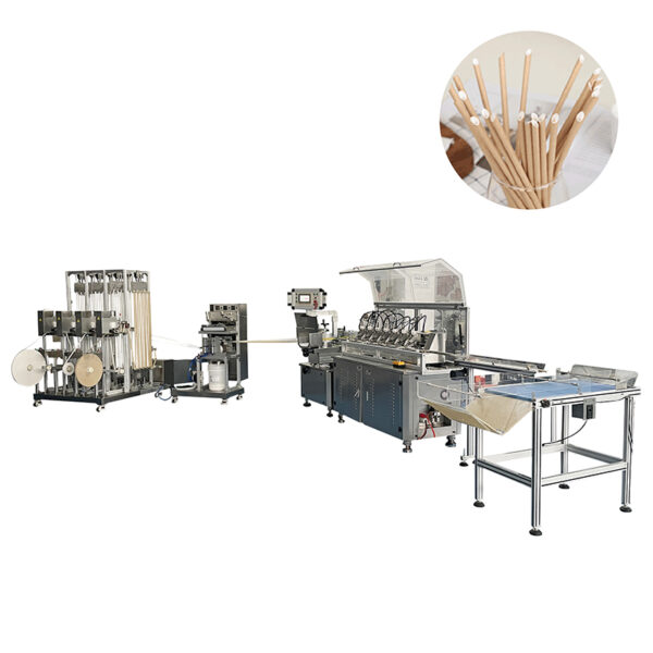 Automatic machine for disposable degradable paper straw